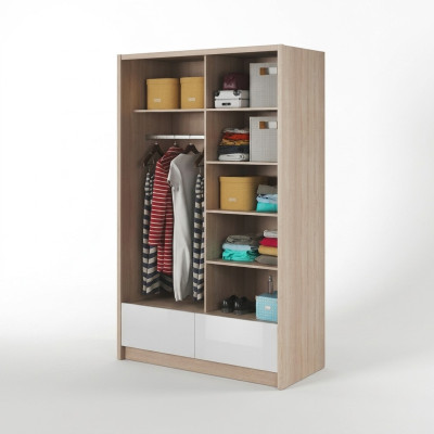 Multifunctionele planken kast opbergrek kledingkast 130cm Nieuw Garderobe