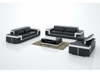 Sofaset 3+2 zits lederen bank bank fauteuil set Sofaset G8020D