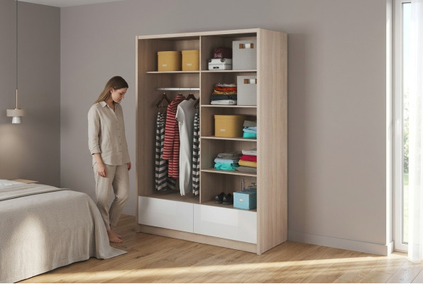 Multifunctionele plankenkast plank opbergsystemen kledingkasten 150cm nieuw garderobe