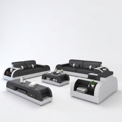 Sofaset 3+2+1 Bank Bekleding Stof Zitkussen Bankstel Lederen Design Banken