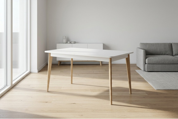 Moderne houten eettafel Tafel Houten tafels 140/180cm Eetkamer Uittrekbaar