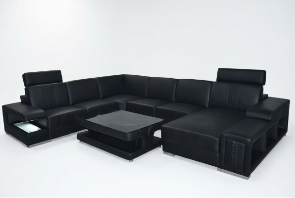 Hoekbank ontwerp bekleding hoekbank hoekbank bank woonlandschap bank tafel USB