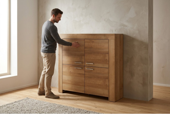 Laden Ladenkast Kledingkast Woonkamer Houten Kasten Vitrine Kapstok Sideboard
