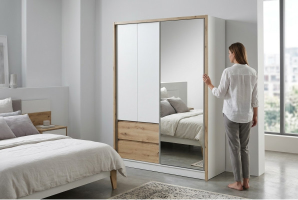 Meervoudig doel plankenkast plank opbergkast kledingkast garderobe nieuw 180cm