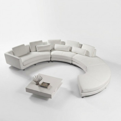 Ronde bank met USB ronde bank woonlandschap hoekbank bank hoek bekleding set