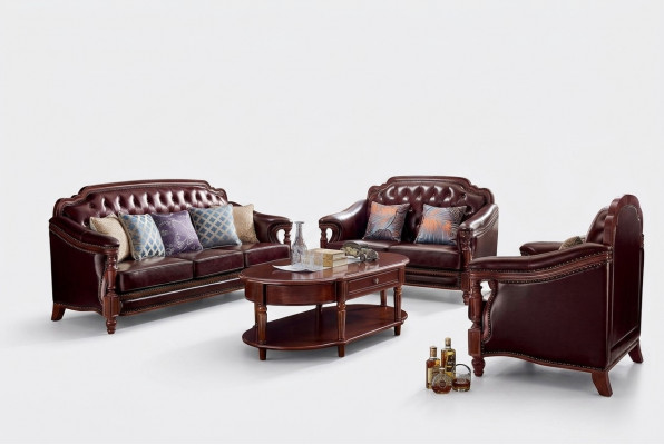 Bankstel 3+2+1 zits set Design bank Gestoffeerde banken Klassiek