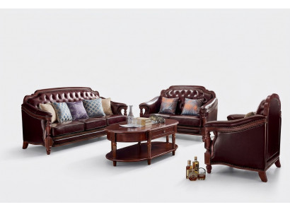 Bankstel 3+2+1 zits set Design bank Gestoffeerde banken Klassiek