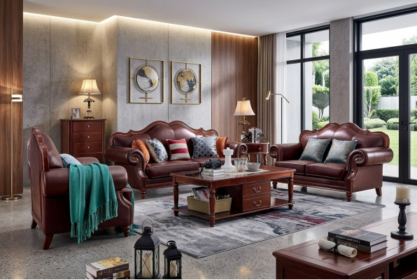 Sofaset 3+2+1 zitsbank Woonkamer Klassiek Meubel Ontwerp Bank