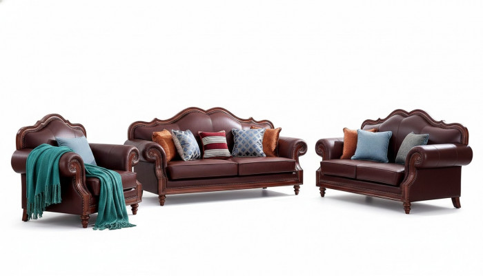 Sofaset 3+2+1 zitsbank Woonkamer Klassiek Meubel Ontwerp Bank