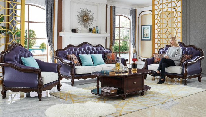Luxe bankstel 3+2+1 zits klassieke woonkamer banken banken