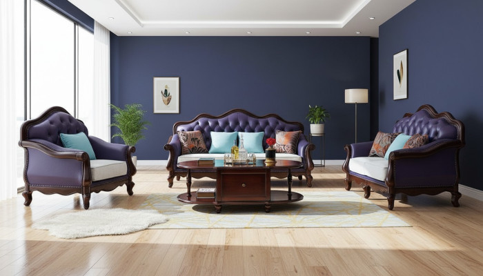 Luxe bankstel 3+2+1 zits klassieke woonkamer banken banken