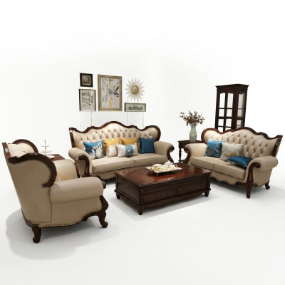 Sofagroep 3+2+1 Zits set Design Banken Gestoffeerde Bankstellen Chesterfield