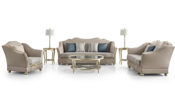 Sofa set 3+2+1 designbank banken zithoek set gestoffeerde bank