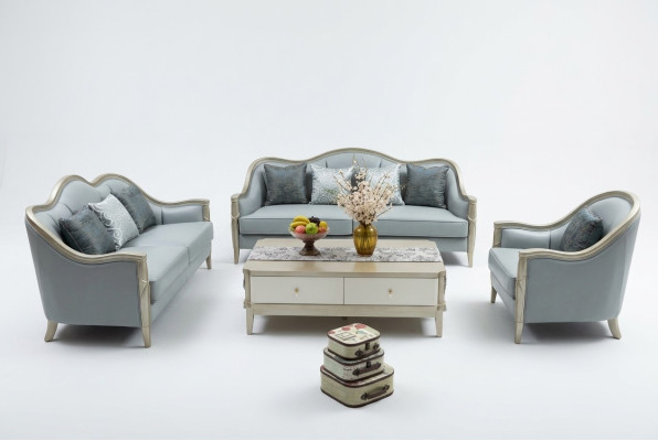 Sofaset 3+2+1 Zitplaatsen Set Design Bank Sofa Bekleding Bankstellen Hotel