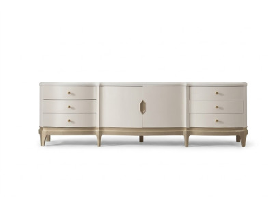 Dressoirkast rtv woonkamer tv hout meubels wit lowboard luxe