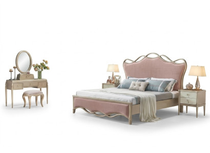 Ontwerp slaapkamerbed luxe bedden leer roze dubbele bekleding meubels textiel nieuw