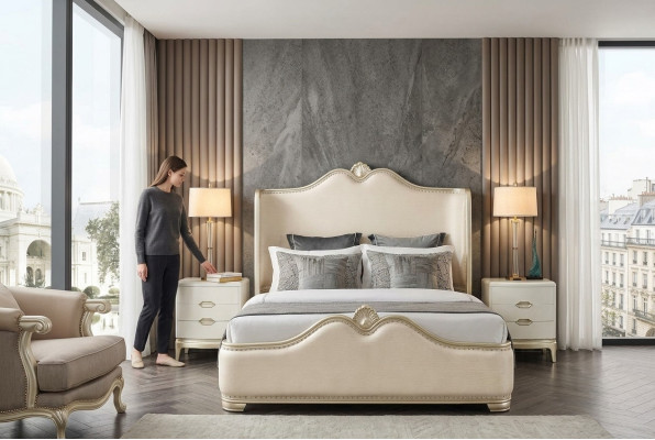 Luxe bed houten bedden bedframe wit tweepersoonsbed bed dubbele bedden.
