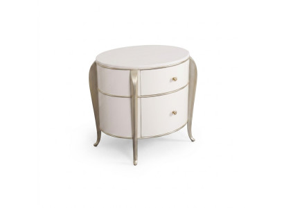 Ronde nachtkastje meubels houten luxe bijzettafel wit meubels nachtkastjes