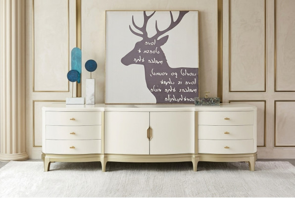 Sideboard Kastplank Plank Meubels Houten kast Wit Sideboard Dressoir