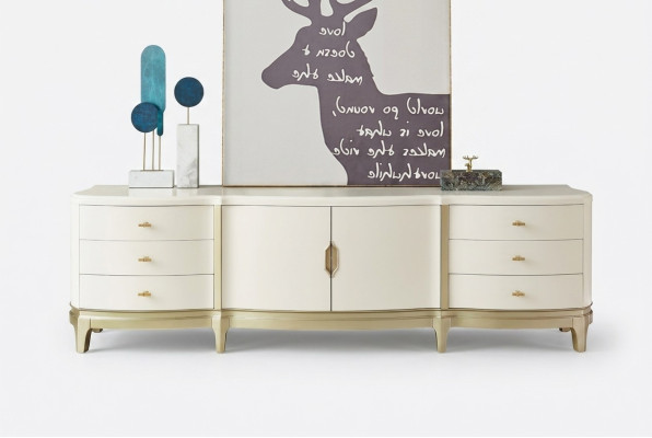 Sideboard Kastplank Plank Meubels Houten kast Wit Sideboard Dressoir
