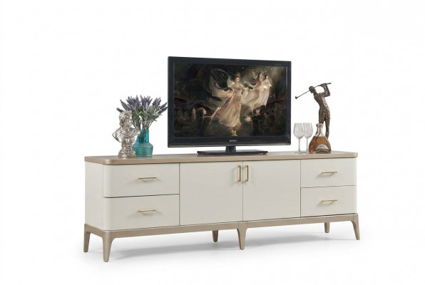Tv-kast Lowboard Meubels Kasten Woonkamer Sideboard Wit Ladenkast Sideboards