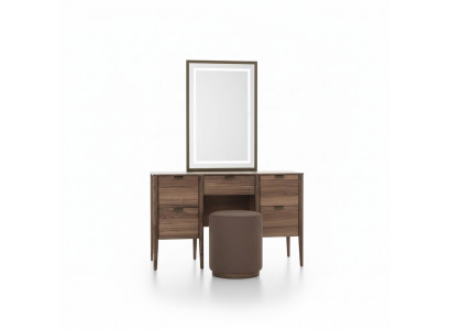 Toilettafelset Console Spiegel materiaal hout Slaapkamermeubels Ontwerphocker