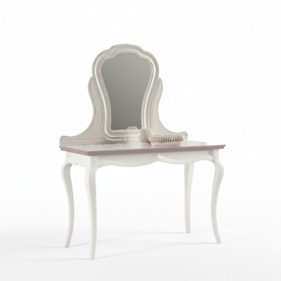 Luxe hotel meubilair inrichting kaptafel consoles tafels hout wit