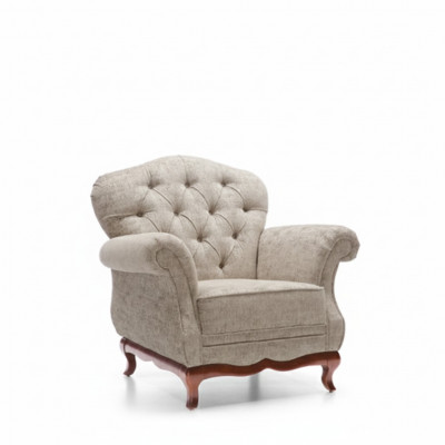 Chesterfield eenzitsbank fauteuil bank gestoffeerde zitmeubelen textiel stof