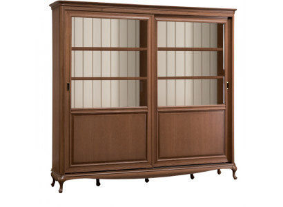 Boekenkast Dressoir Klassiek meubilair Planken Houten vitrinekast