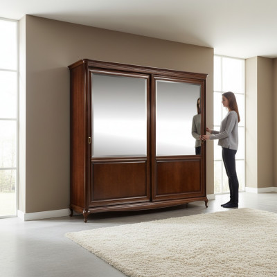 Kledingkast Schuifdeurkast Meubels Kasten Slaapkamer Hout