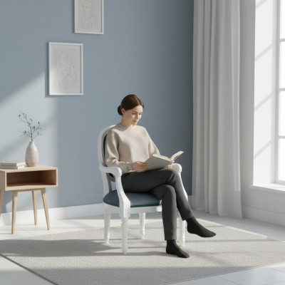 Eetkamerstoel Bruin Luxe klassieke houten stoel Stoelen Meubels Hout