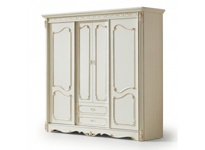 Klassieke kledingkast meubels houten kasten slaapkamer wit hout
