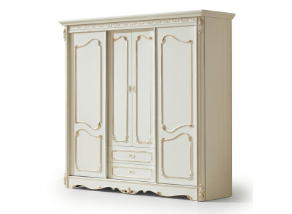 Klassieke kledingkast meubels houten kasten slaapkamer wit hout