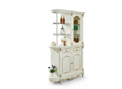 Huisbar Klassieke barrek Scheidingswand Kast Kast Vitrine Hout