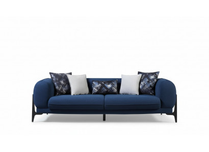 Luxe driezitsbank 3-zitsbanken Zitontwerp moderne meubels Blauw Nieuw