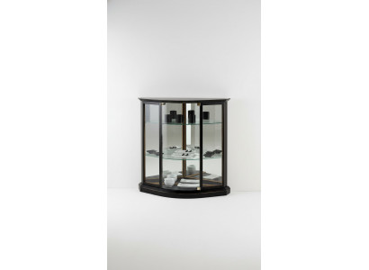 Vitrine Zwart Glas Kast Design Klassieke Kast Luxe Houten Meubels Vitrines