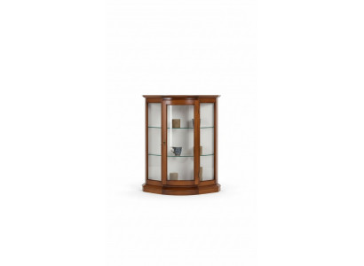 Vitrinen glazen kast Bruin vitrinekast Woonkamer hout Dressoir Luxe meubels Nieuw