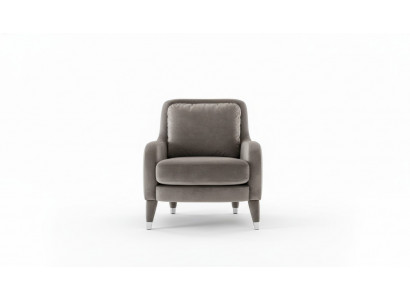 Fauteuil éénzitter luxe gestoffeerde meubels woonkamer bruin fauteuil textiel lounge nieuw