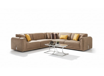 Textiel Sofa Bank Hoekbank Loungeset Gestoffeerde Banken Bankstellen Meubels Stof