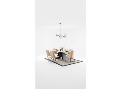 Eetkamerset Eetgroep Meubelgroep Eetkamer Eettafel 6x Stoel Set 7-delig