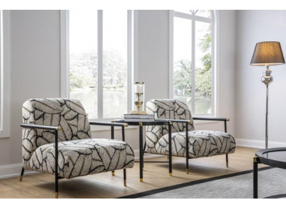 Luxe fauteuil ontwerp bank zetel lounge club bekleding klassiek zit relax nieuw