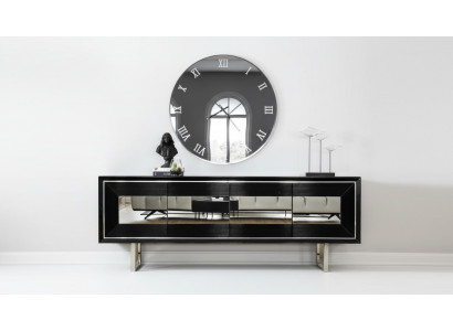 Zwarte dressoir ladekast kast staande kast luxe dressoir