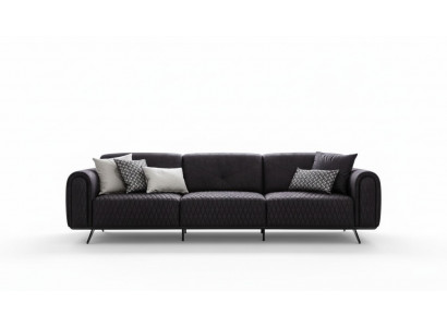 Luxe Bankstel 4-zits Leder Woonkamer Modern Design Banken Bekleding Banken