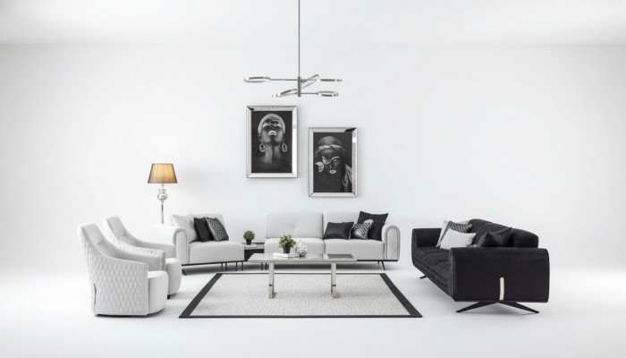 Sofagarnitur Set Ontwerp Bankstellen Bekleding Bankstellen Bank Hoekbank Set