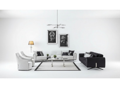 Sofagarnitur Set Ontwerp Bankstellen Bekleding Bankstellen Bank Hoekbank Set