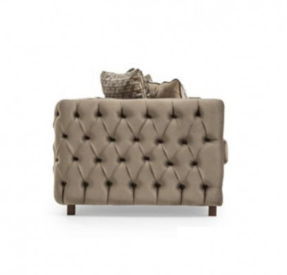 Chesterfield bank 4-zits woonkamer modern design blauwe banken van textiel