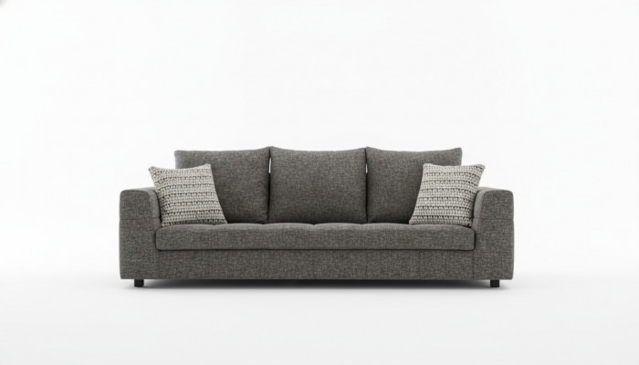 Luxe bankstel 4 zit stof Woonkamer Modern design grijs Banken Bekleding Bankstellen