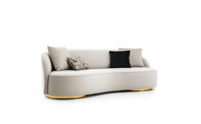 Sofaset 4+3+1 Zits Set Design Banken Bekleding Zitbanken Moderne Bank