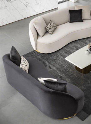 Sofaset 4+3+1 Zits Set Design Banken Bekleding Zitbanken Moderne Bank