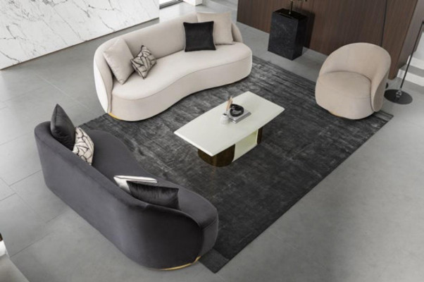 Moderne fauteuil met één zitplaats, ontwerp fauteuil voor woonkamerinrichting, 1-zitsbank.